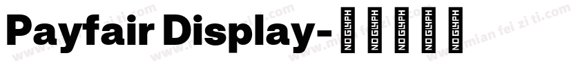 Payfair Display字体转换
